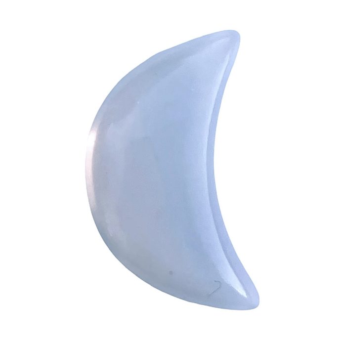 An Opalite Moon on a white background.