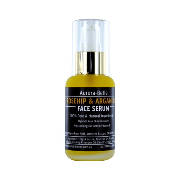 Rosehip and argan oil face serum
