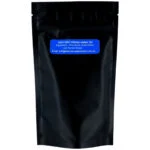 A black bag with a blue label that contains Sleep Tight Tea.