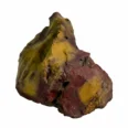 A yellow and red Mookaite Rough 250g AAA Grade on a white background.