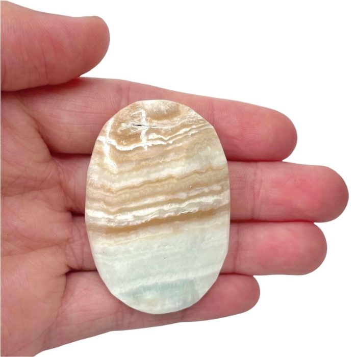 Caribbean calcite Palm stone