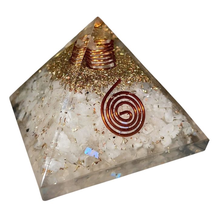 Pyramid Moonstone Orgonite