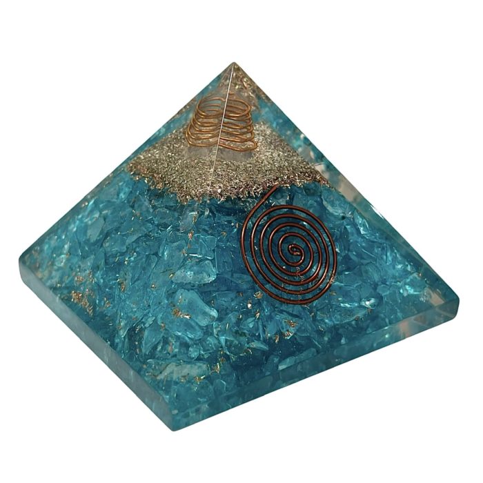 Pyramid Blue Clear Quartz