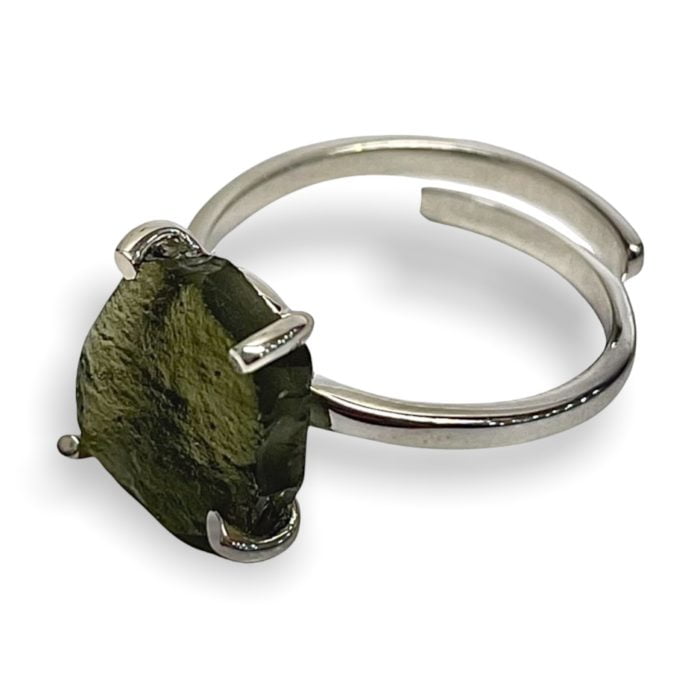 Moldavite Ring