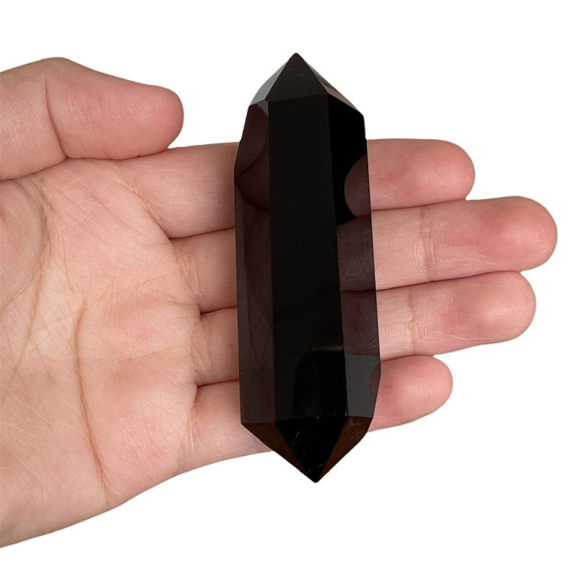 Black Obsidian Double Terminated Point