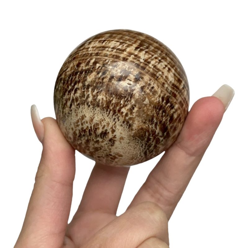 Brown Aragonite Sphere