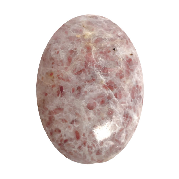 Strawberry Calcite Worry Stone