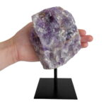 Amethyst Rough on stand